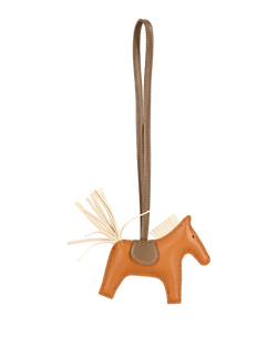 Hermes Rodeo PM Charm, Leather, Tan, MIF, B, 3*